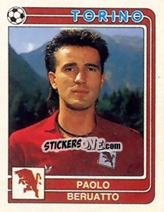Sticker Paolo Beruatto - Calciatori 1986-1987 n. 270 - Panini