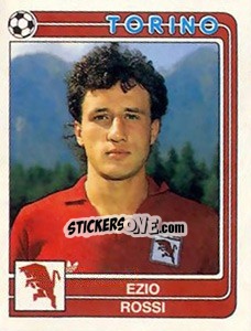 Sticker Ezio Rossi - Calciatori 1986-1987 - Panini