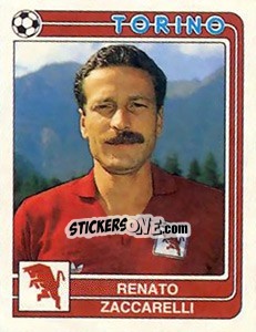 Cromo Renato Zaccarelli - Calciatori 1986-1987 - Panini