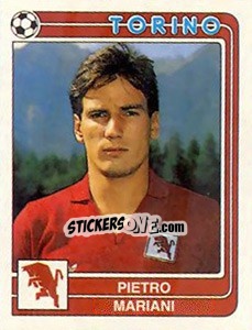 Sticker Pietro Mariani - Calciatori 1986-1987 n. 278 - Panini