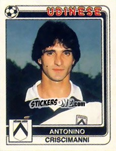 Cromo Antonino Criscimanni - Calciatori 1986-1987 - Panini
