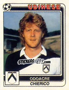 Figurina Odoacre Chierico - Calciatori 1986-1987 - Panini