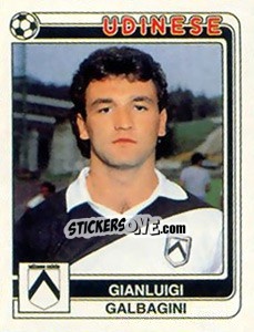 Sticker Gianluigi Galbagini - Calciatori 1986-1987 n. 296 - Panini
