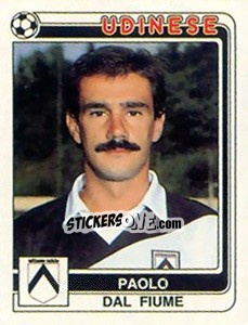 Figurina Paolo Dal Fiume - Calciatori 1986-1987 - Panini