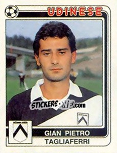 Cromo Gian Pietro Tagliaferri - Calciatori 1986-1987 - Panini