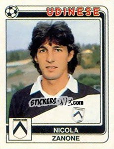Sticker Nicola Zanone - Calciatori 1986-1987 n. 299 - Panini
