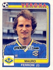 Sticker Mauro Ferroni - Calciatori 1986-1987 n. 303 - Panini