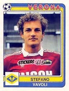 Figurina Stefano Vavoli - Calciatori 1986-1987 - Panini