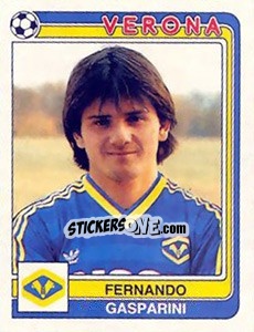 Sticker Fernando Gasparini - Calciatori 1986-1987 - Panini