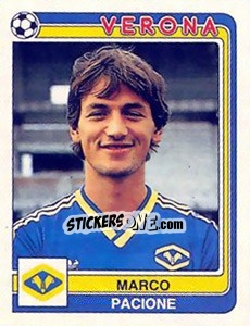 Sticker Marco Pacione - Calciatori 1986-1987 n. 319 - Panini