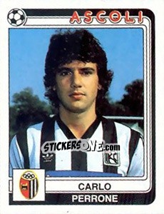 Sticker Carlo Perrone - Calciatori 1986-1987 - Panini