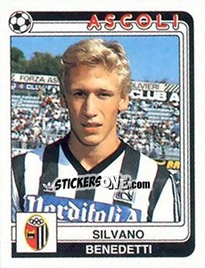 Sticker Silvano Benedetti - Calciatori 1986-1987 n. 6 - Panini