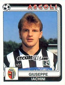 Sticker Giuseppe Iachini - Calciatori 1986-1987 n. 7 - Panini