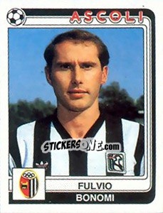 Cromo Fulvio Bonomi - Calciatori 1986-1987 - Panini