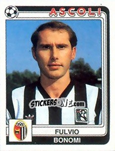 Sticker Fulvio Bonomi - Calciatori 1986-1987 n. 10 - Panini
