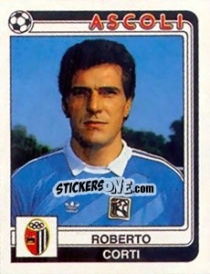 Sticker Roberto Corti - Calciatori 1986-1987 - Panini