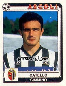 Sticker Catello Cimmino - Calciatori 1986-1987 - Panini