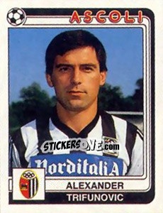 Sticker Alexander Trifunovich - Calciatori 1986-1987 - Panini