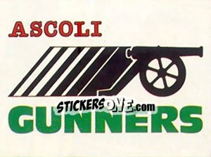 Sticker Scudetto All' Americana - Calciatori 1986-1987 - Panini