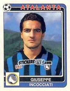Cromo Giuseppe Incocciati - Calciatori 1986-1987 - Panini