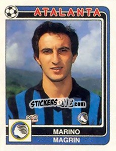Sticker Marino Magrin - Calciatori 1986-1987 n. 33 - Panini