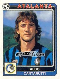Sticker Aldo Cantarutti - Calciatori 1986-1987 n. 34 - Panini