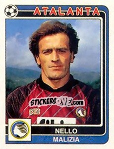 Figurina Nello Malizia - Calciatori 1986-1987 - Panini