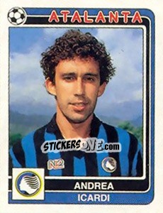 Sticker Andrea Icardi - Calciatori 1986-1987 n. 37 - Panini