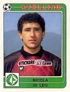 Sticker Nicola Di Leo - Calciatori 1986-1987 - Panini