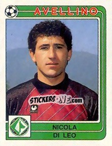 Sticker Nicola Di Leo - Calciatori 1986-1987 n. 42 - Panini