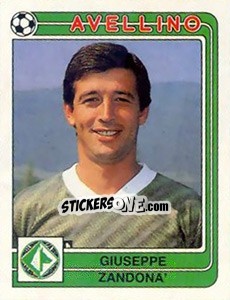 Sticker Giuzeppe Zandona' - Calciatori 1986-1987 n. 45 - Panini