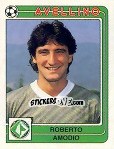 Sticker Roberto Amodio - Calciatori 1986-1987 n. 46 - Panini
