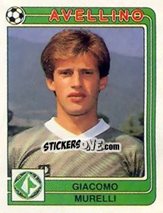 Cromo Giacomo Murelli - Calciatori 1986-1987 - Panini