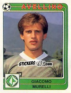 Sticker Giacomo Murelli - Calciatori 1986-1987 n. 47 - Panini