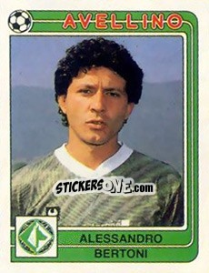 Sticker Alessandro Bertoni - Calciatori 1986-1987 - Panini