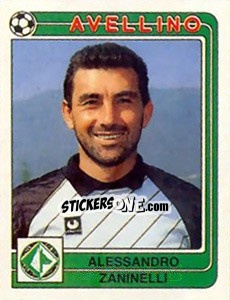 Cromo Alessandro Zaninelli - Calciatori 1986-1987 - Panini