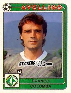 Sticker Franco Colomba - Calciatori 1986-1987 n. 58 - Panini