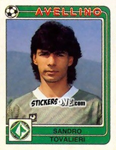 Figurina Sandro Tovalieri - Calciatori 1986-1987 - Panini