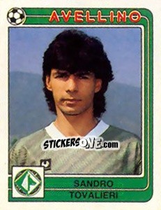 Sticker Sandro Tovalieri - Calciatori 1986-1987 n. 59 - Panini