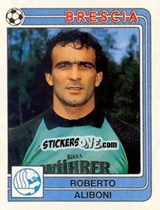 Sticker Roberto Aliboni - Calciatori 1986-1987 n. 62 - Panini