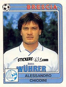 Sticker Alessandro Chiodini - Calciatori 1986-1987 n. 66 - Panini