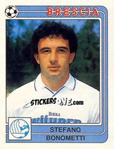 Cromo Stefano Bonometti - Calciatori 1986-1987 - Panini
