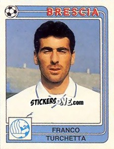 Sticker Franco Turchetta - Calciatori 1986-1987 - Panini