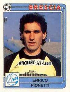 Sticker Enrico Pionetti - Calciatori 1986-1987 n. 75 - Panini