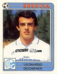 Cromo Leonardo Occhipinti - Calciatori 1986-1987 - Panini