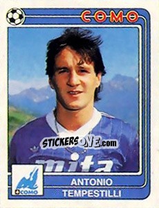 Cromo Antonio Tempestilli - Calciatori 1986-1987 - Panini