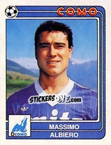 Cromo Massimo Albiero - Calciatori 1986-1987 - Panini