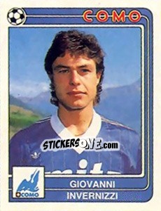 Sticker Giovanni Invernizzi - Calciatori 1986-1987 n. 88 - Panini