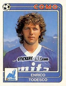 Sticker Enrico Todesco - Calciatori 1986-1987 - Panini
