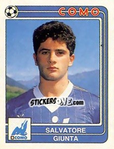 Sticker Salvatore Giunta - Calciatori 1986-1987 n. 99 - Panini